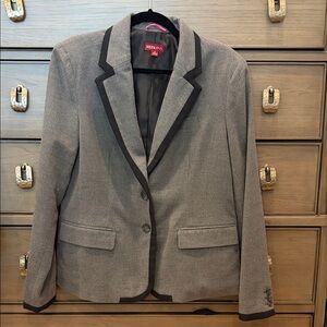Merona Gray and Black Women's Blazer